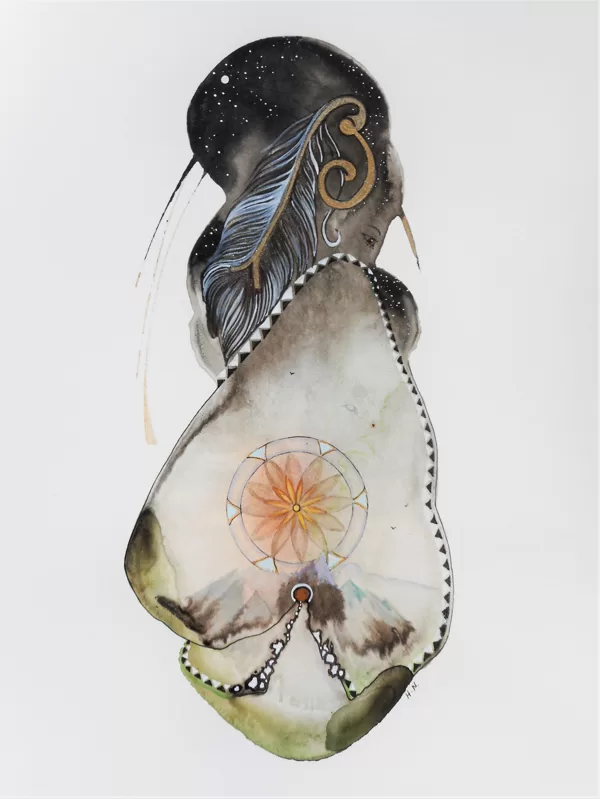 L'Aile du Papillon - The Butterfly Wing - 7x11 po 2019 - Collection privée