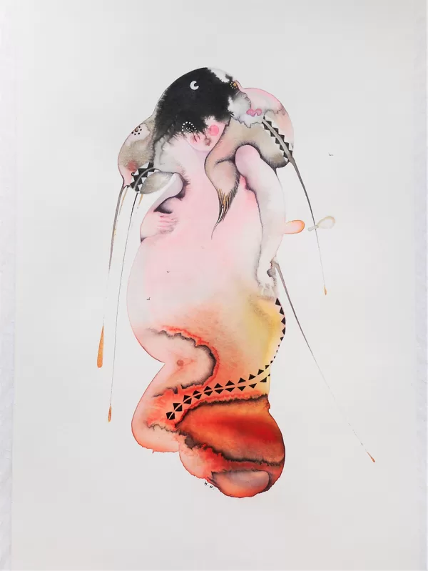 Naissance d'une Nouvelle Humanité - Birth of a New Humanity - 11x14 po. 2019 *VENDUE*